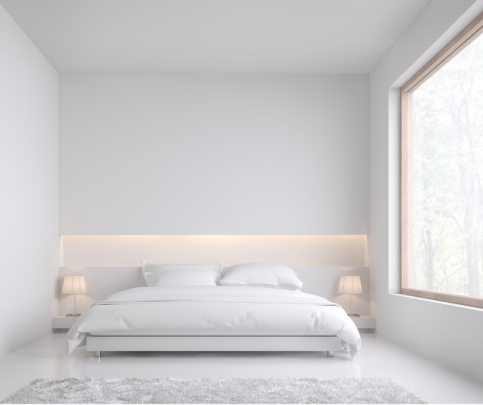 Modern minimal bedroom